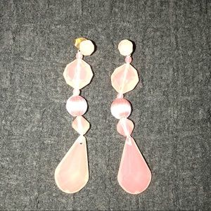 Super cute neon pink earrings